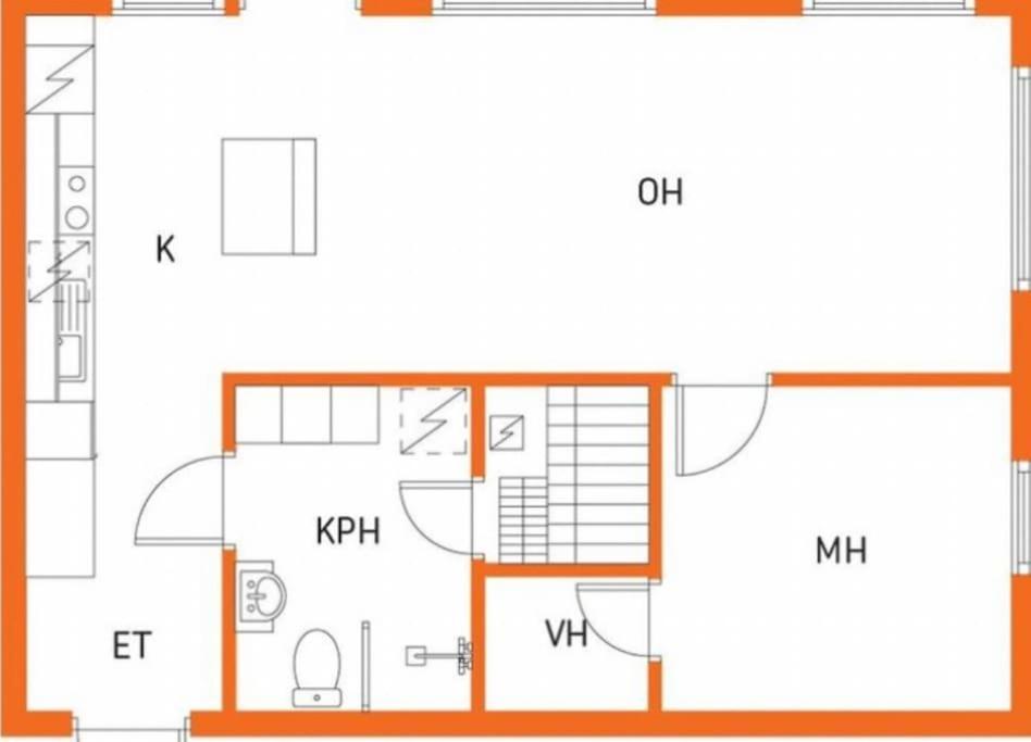 Lejlighed - King Size Bed - Gym&wifi - Indoor Parking Rovaniemi